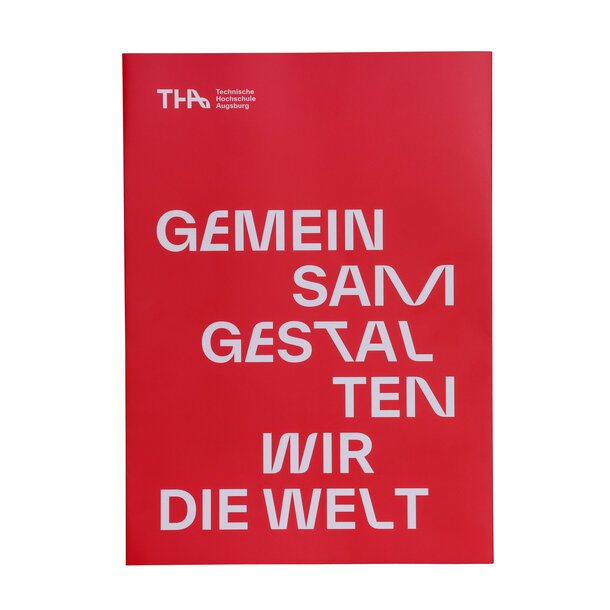 Rote Dokumentenmappe A4